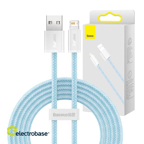 Baseus Dynamic cable USB to Lightning, 2.4A, 2m (blue) paveikslėlis 6
