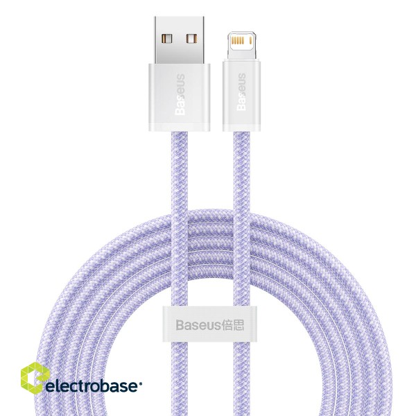Baseus Dynamic cable USB to Lightning, 2.4A, 2m (Purple) image 2