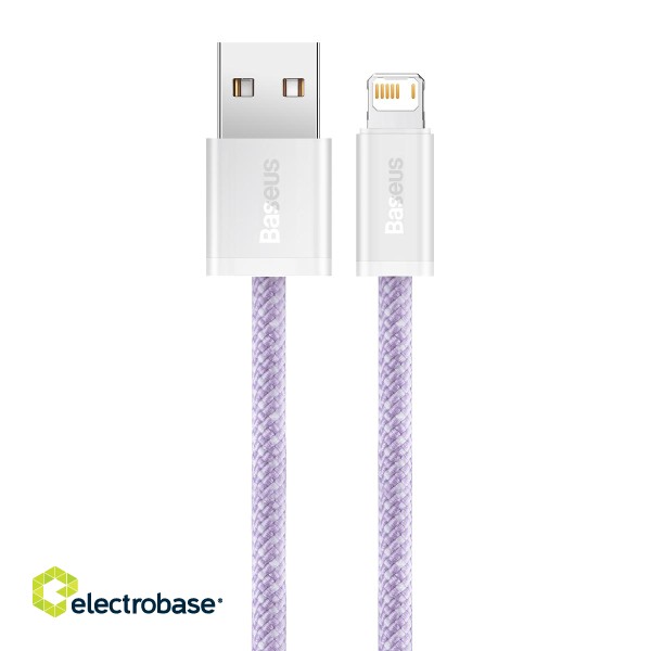 Baseus Dynamic cable USB to Lightning, 2.4A, 2m (Purple) фото 4