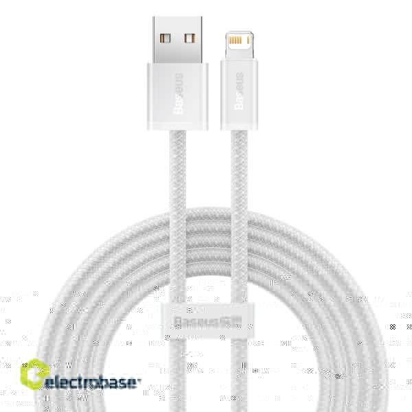 Baseus Dynamic cable USB to Lightning, 2.4A, 2m (White) paveikslėlis 1
