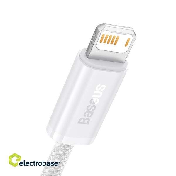 Baseus Dynamic cable USB to Lightning, 2.4A, 2m (White) paveikslėlis 2