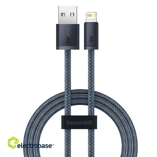 Baseus Dynamic Series cable USB to Lightning, 2.4A, 1m (gray) фото 2