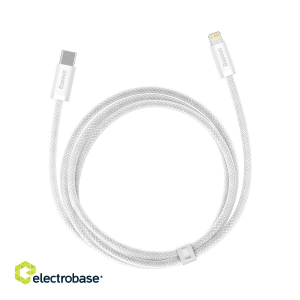 Baseus Dynamic USB-C cable for Lightning, 23W, 1m (white) paveikslėlis 3