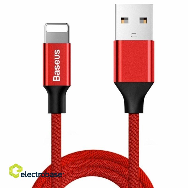 Baseus Yiven Lightning Cable 180 cm 2A (red) фото 1