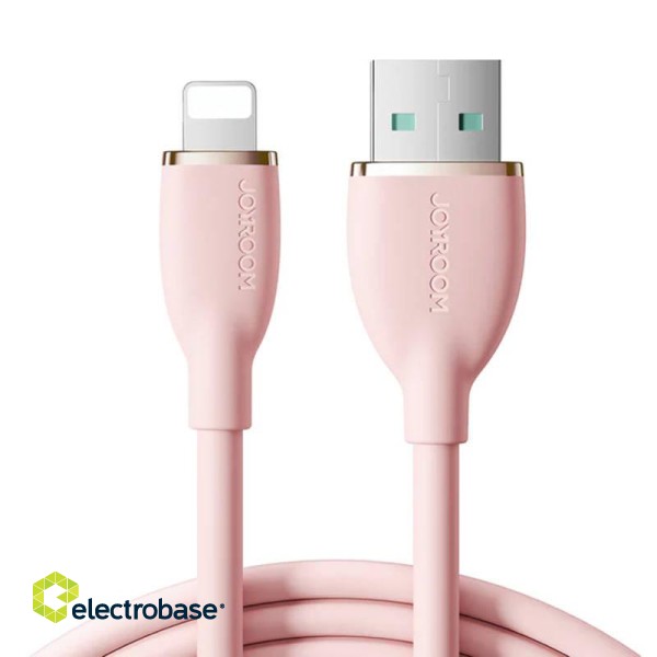 Cable Colorful 3A USB to Lightning SA29-AL3 / 3A / 1,2m (pink)