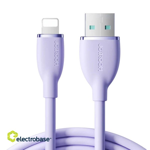 Cable Colorful 3A USB to Lightning SA29-AL3 / 3A / 1,2m (purple)