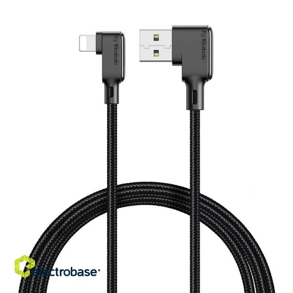 Cable USB-A to Lightning Mcdodo CA-7511, 1,8m (black) фото 1