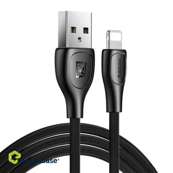 Cable USB Lightning Remax Lesu Pro, 2.1A, 1m (black)