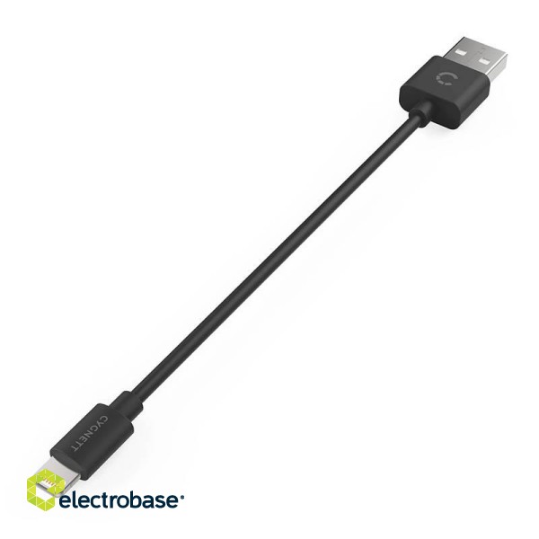 Cable USB to Lightning Cygnett 12W 0.1m (black) фото 2