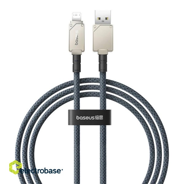 Fast Charging Cable Baseus  2.4A 1M (Black) image 3