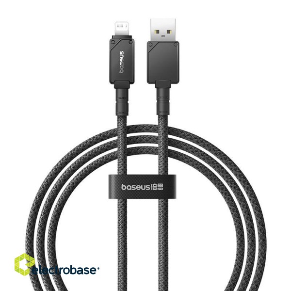 Fast Charging Cable Baseus Explorer 2.4A 1M (Black) image 3