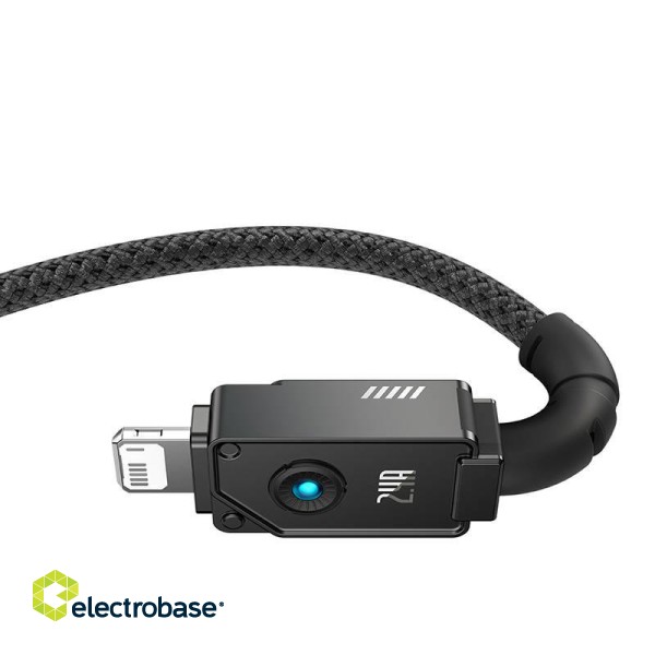Fast Charging Cable Baseus Explorer 2.4A 1M (Black) image 4