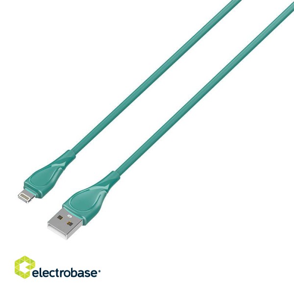 Lightning Cable LDNIO LS611 25W, 1m  (green) фото 2