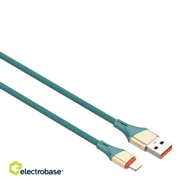 Lightning Cable LDNIO LS632 30W, 2m (green) image 2