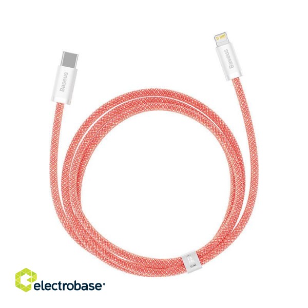 USB-C cable for Lightning Baseus Dynamic Series, 20W, 1m (orange) фото 3