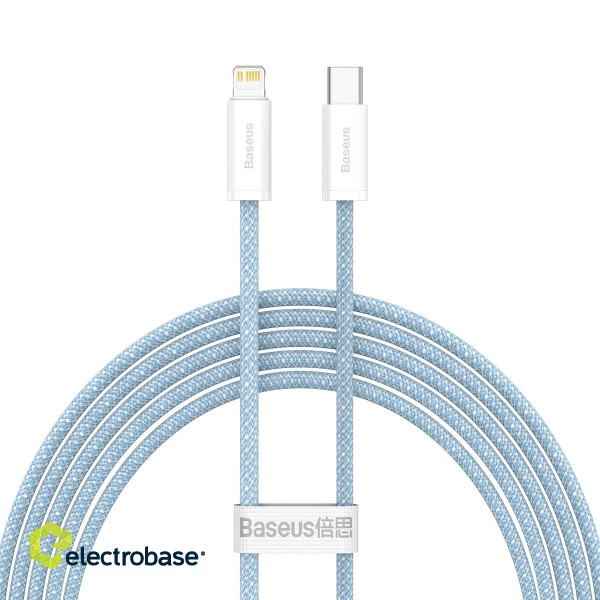 USB-C cable for Lightning Baseus Dynamic Series, 20W, 2m (blue) image 2