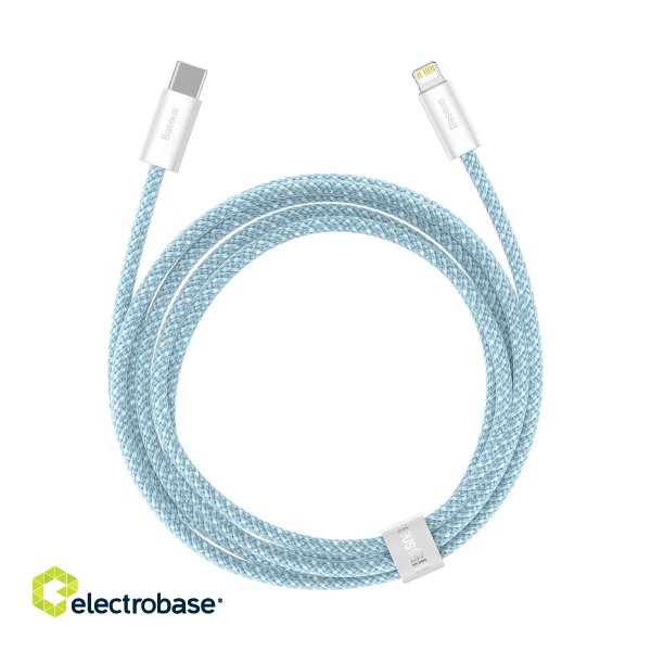 USB-C cable for Lightning Baseus Dynamic Series, 20W, 2m (blue) image 3