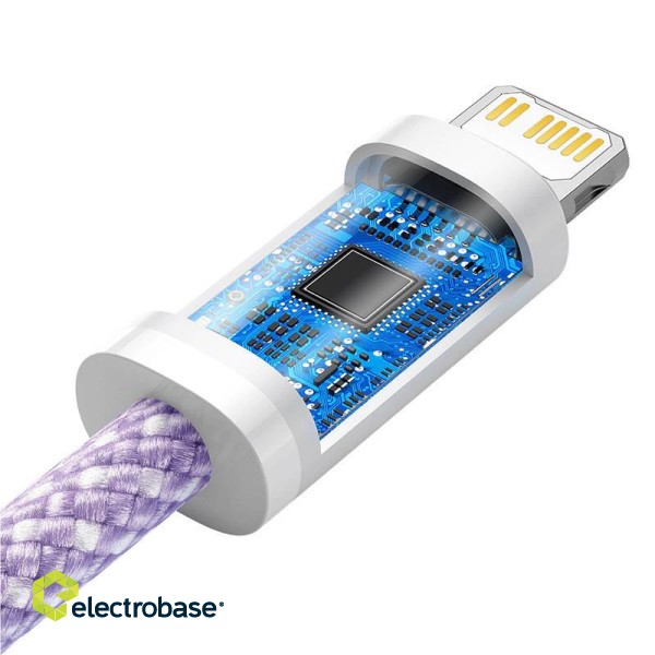 USB-C cable for Lightning Baseus Dynamic Series, 20W, 1m (purple) image 5