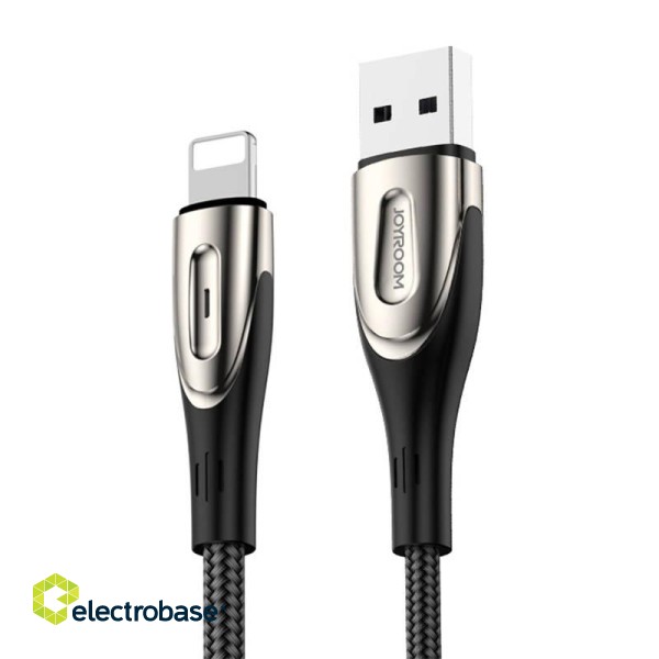 USB Cable for Lightning Joyroom Sharp S-M411 2.4A, 3m (Black)