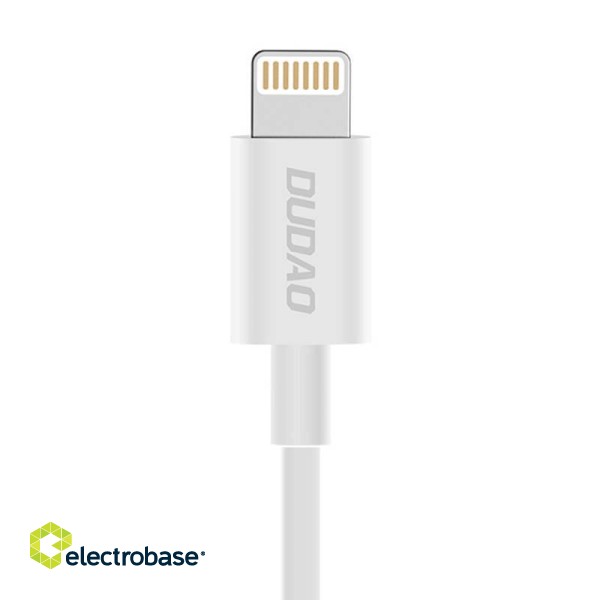 USB to Lightning Cable Dudao L1L 3A 1m (white) image 1