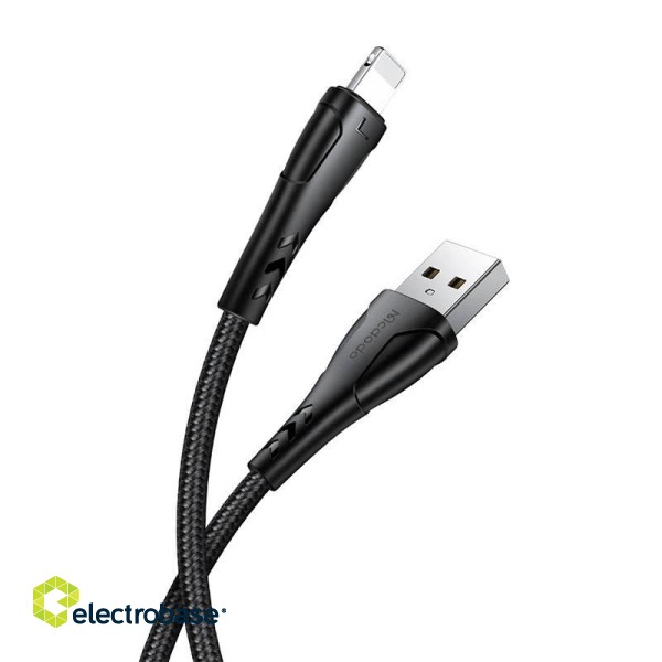 USB to Lightning cable, Mcdodo CA-7440, 0.2m (black) фото 3