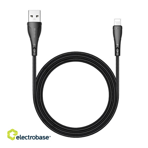 USB to Lightning cable, Mcdodo CA-7441, 1.2m (black) фото 1