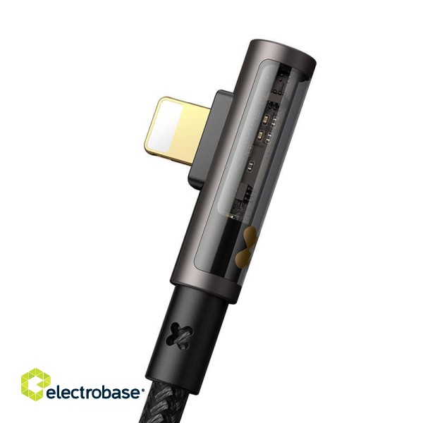 USB to lightning prism  90 degree cable Mcdodo CA-3510, 1.2m (black) image 3