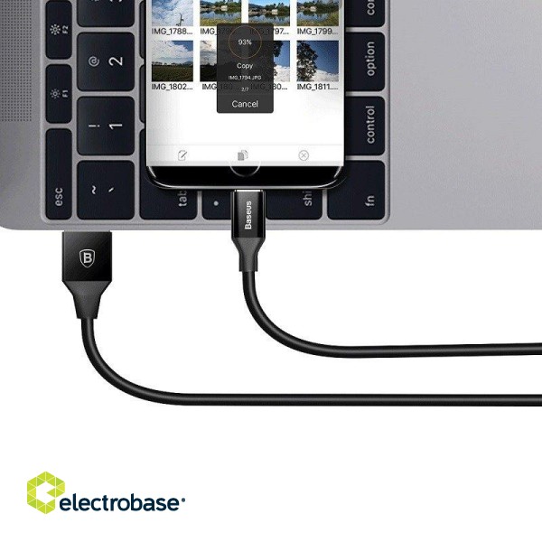 Baseus Yiven Micro USB cable 150cm 2A - Black image 2