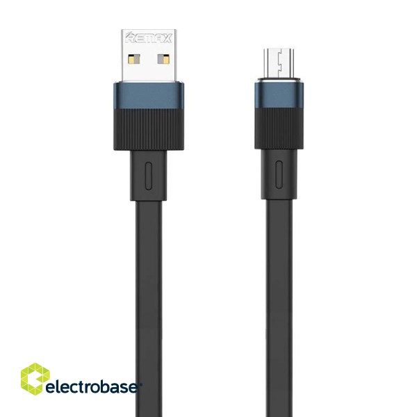 Cable USB-micro USB Remax Flushing, RC-C001, 1m (black)