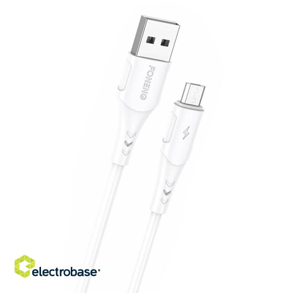Cable USB to Micro USB Foneng, x81 2.1A, 1m (white)