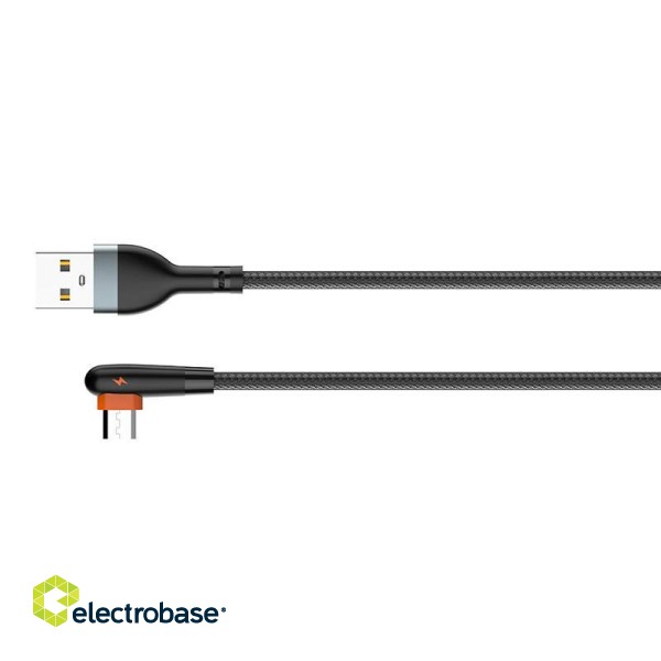 Cable USB to Micro USB LDNIO LS561, 2.4A, 1m (black) image 3