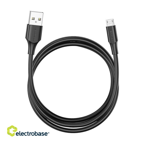 Cable USB 2.0 to Micro USB Vention CTIBG 2A 1.5m (black) image 3