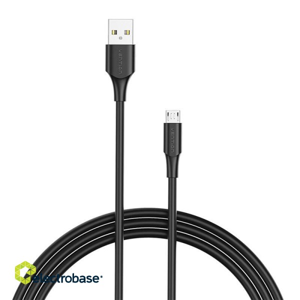 Cable USB 2.0 to Micro USB Vention CTIBF 2A 1m (black) фото 1