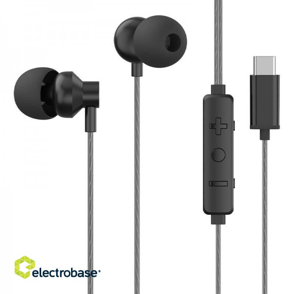 HP DHH-1127 Wired earphones (black) фото 1