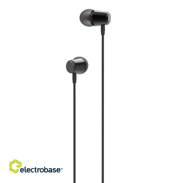 LDNIO HP03 wired earbuds, 3.5mm jack (black) image 2