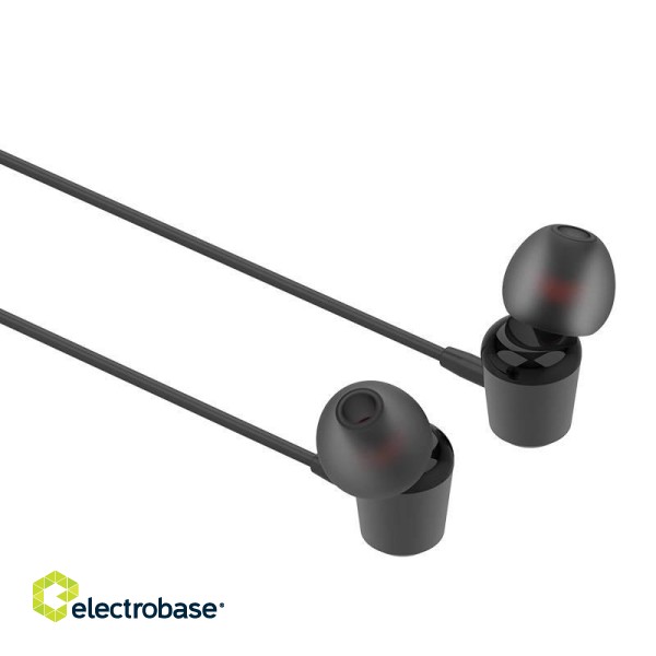 LDNIO HP03 wired earbuds, 3.5mm jack (black) paveikslėlis 4