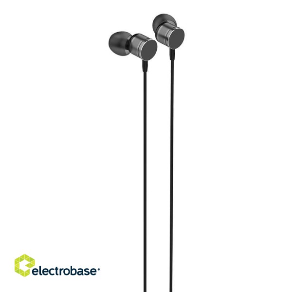 LDNIO HP04 wired earbuds, 3.5mm jack (black) image 1