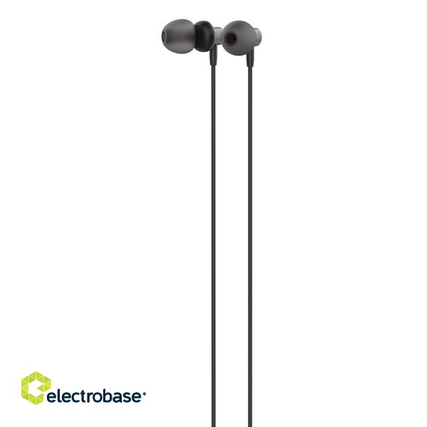 LDNIO HP06 wired earbuds, 3.5mm jack (black) image 2
