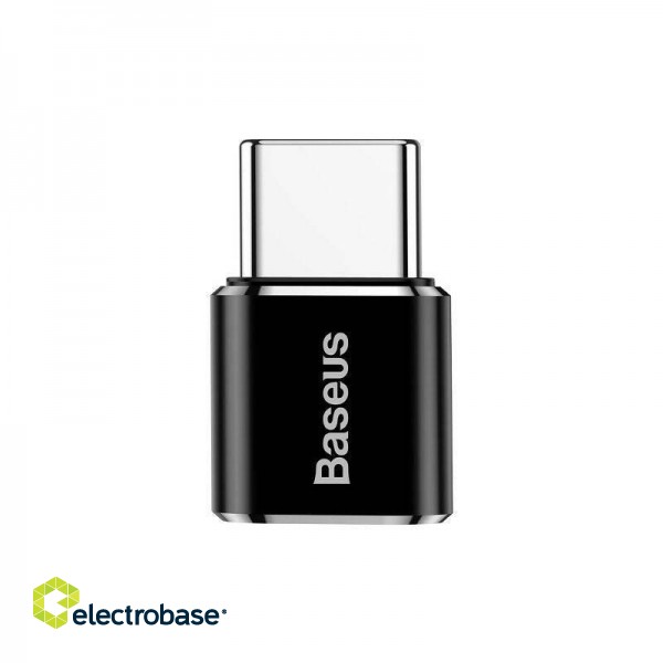 Baseus Micro USB to USB Type-C adapter - black image 1