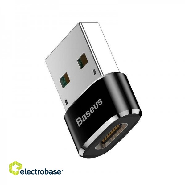 Baseus USB-C to USB-A adapter 5A (Black) image 6