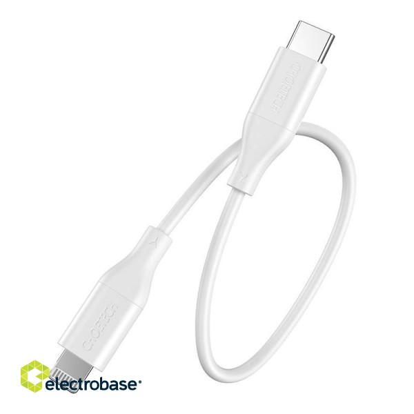 Cable Choetech IP0040 USB-C to Lightning PD18/30W 1,2m (white) image 1