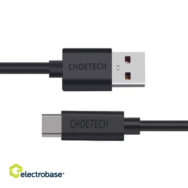 Extension cable Choetech AC0003 USB-A 2m (black) image 2