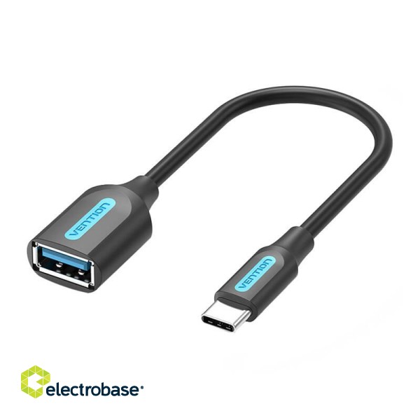 USB-C 3.1 Male to USB Female OTG Cable Vention CCVBB 0.15m, 2A, Black image 2