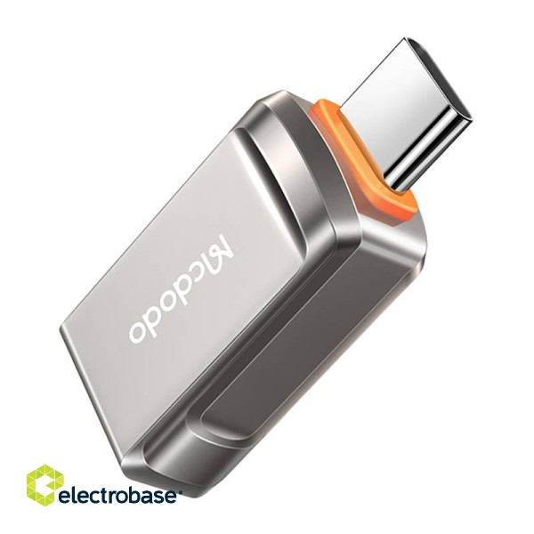 USB 3.0 to USB-C adapter, Mcdodo OT-8730 (gray) фото 3