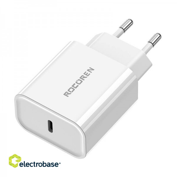 Fast Charger Rocoren PD 20W USB-C (white) image 2