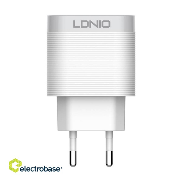Wall charger LDNIO A303Q USB 18W + MicroUSB cable image 3