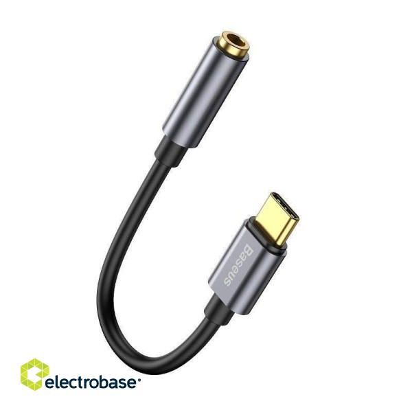 Baseus L54 Audio Adapter USB-C + mini jack 3,5mm (Black+Gray) image 3