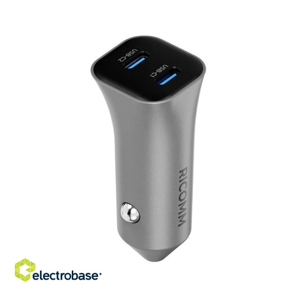 Car Charger 40W Ricomm RA401 2xUSB-C фото 1