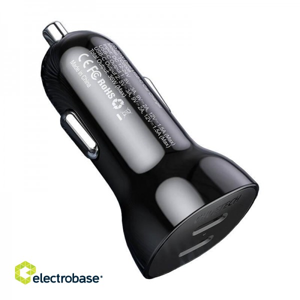Car charger Choetech TC0008 40W 2x USB-C image 2