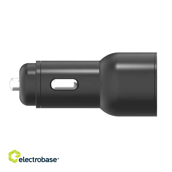 Car charger Cygnett USB, USB-C 20W (black) paveikslėlis 3